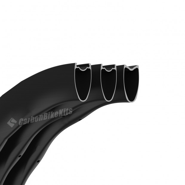 Cerchio ultraleggero da orma ondulata 700C 50x28mm in carbonio tubeless con gancio/senza gancio/tubolare per bici da strada Cerchio ultraleggero da forma ondulata 700C 50x28mm in carbonio tubeless con gancio/senza gancio/tubolare per bici da strada